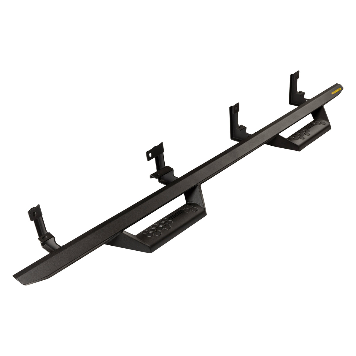 Angular Drop Steps – Textured Black (19-24 Chevy 1500) view 1