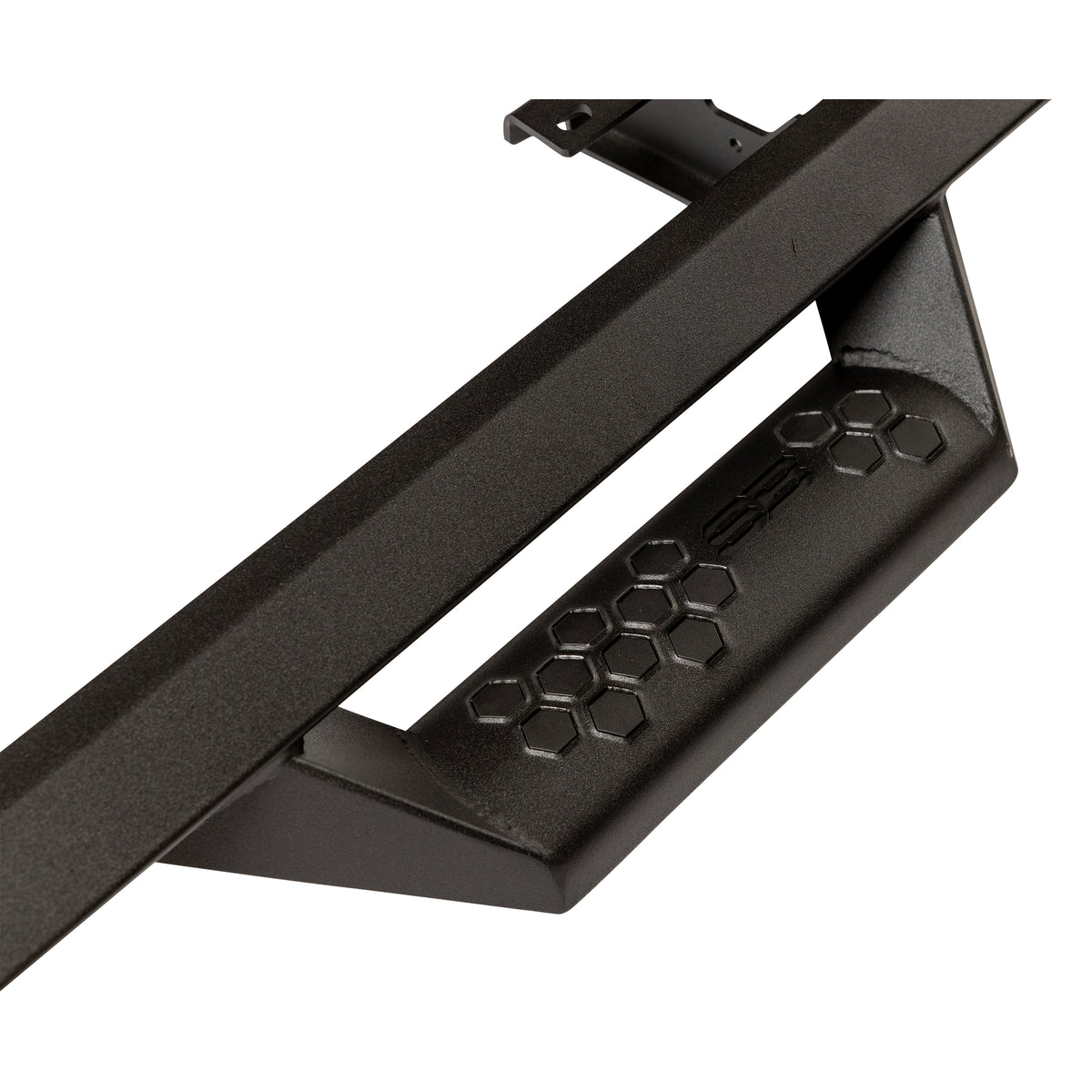 Angular Drop Steps – Textured Black (19-24 Chevy 1500) view 3