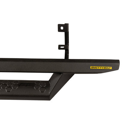 Angular Drop Steps – Textured Black (19-24 Chevy 1500) view 7