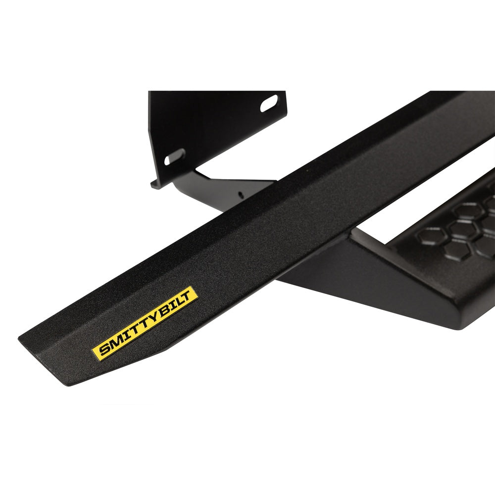 Angular Drop Steps – Textured Black (19-24 Ram 1500) view 2