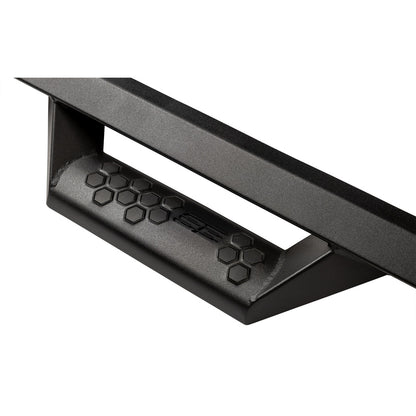Angular Drop Steps – Textured Black (19-24 Ram 1500) view 3
