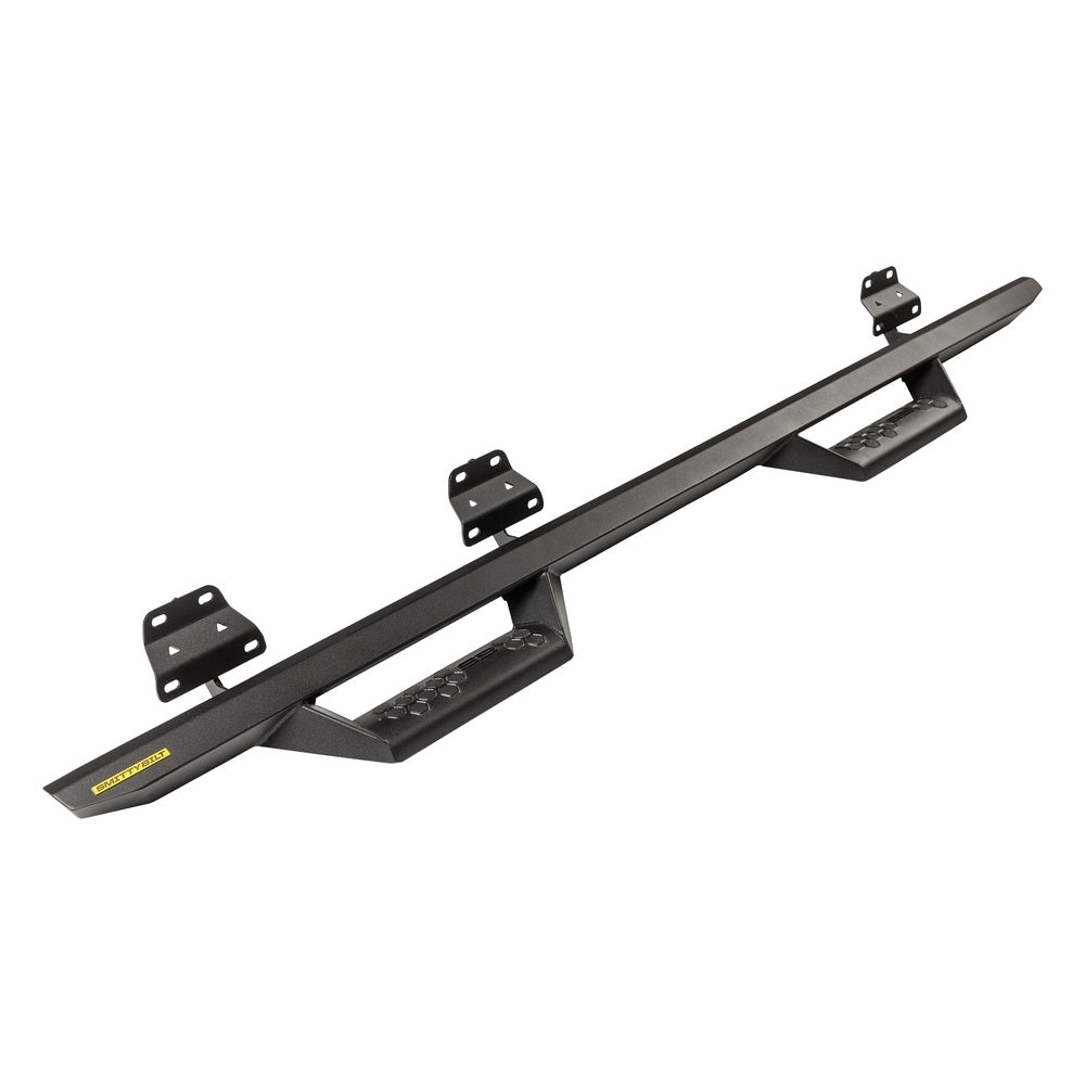 Angular Drop Steps – Textured Black (15+ Ford F-Series) view 1