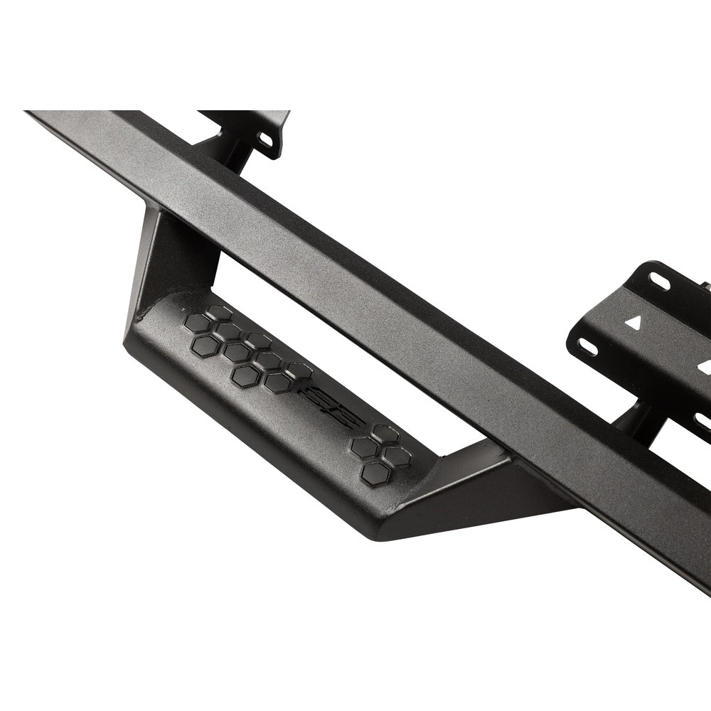 Angular Drop Steps – Textured Black (15+ Ford F-Series) view 3