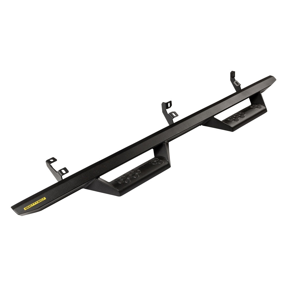 Angular Drop Steps – Textured Black (21+ Bronco 4DR) view 1