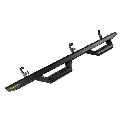 Angular Drop Steps – Textured Black (21+ Bronco 4DR) view 1
