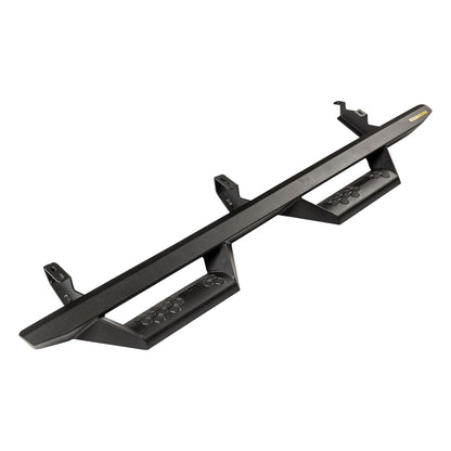 Angular Drop Steps – Textured Black (22+ Toyota Tundra) view 1