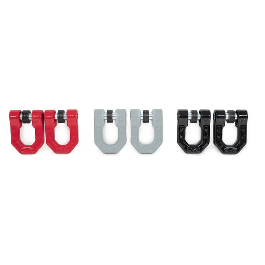 DV8 Off-Road Elite Series 3/4" D-Ring Shackles | Pair Red C3| UNSK-01RD