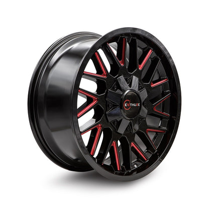 ENTHUZE REVOLVER GLOSS BLACK / RED MILLED