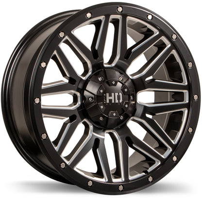 Fast HD Menace Satin Black with Milled Trim 18 x 9" 6X139.7 15 offset F240-1890-83FH+15F778