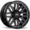 Fast HD Menace Satin Black with Milled Trim