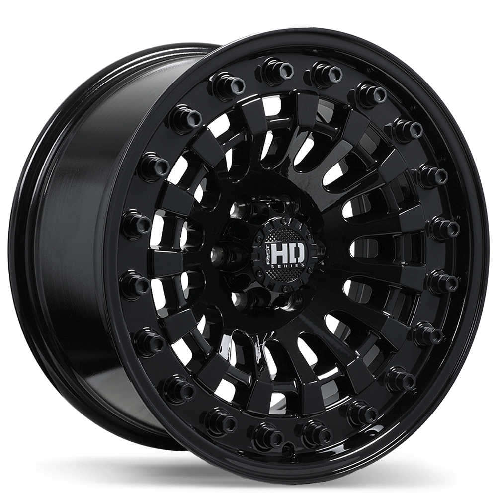 Fast HD Shred Gloss Black 18 x 9" 6X120 0 offset F264-1890-62BN+00C671