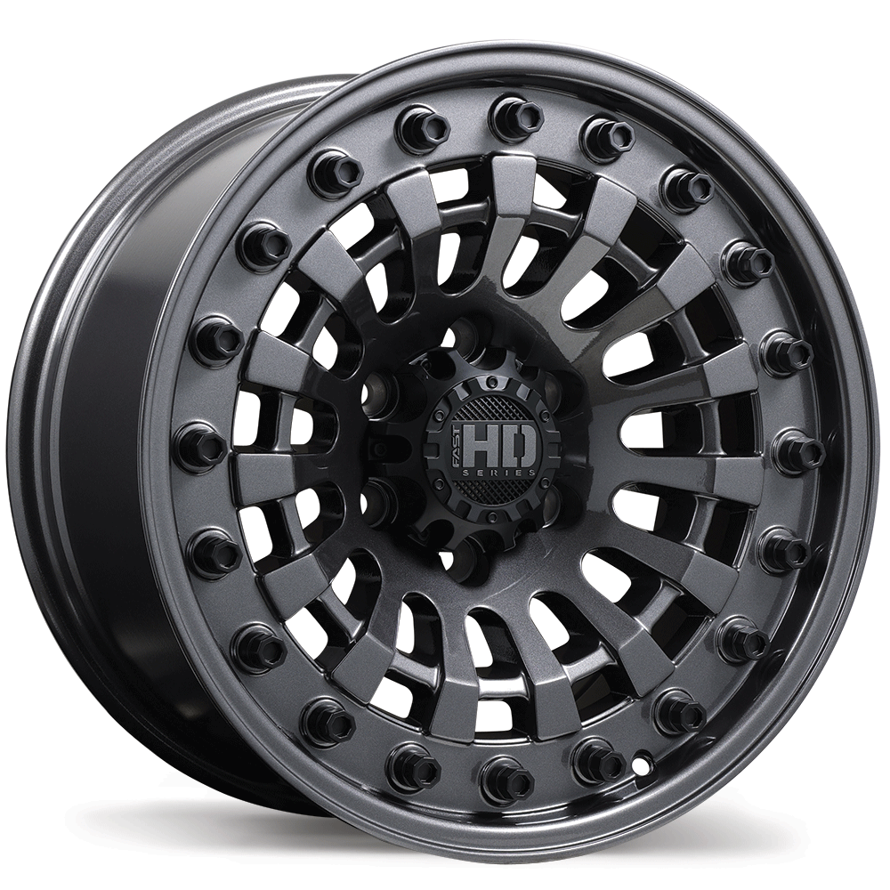 Fast HD Shred Gloss Gunmetal 18 x 9" 6X120 0 offset F264-1890-62MN+00C671