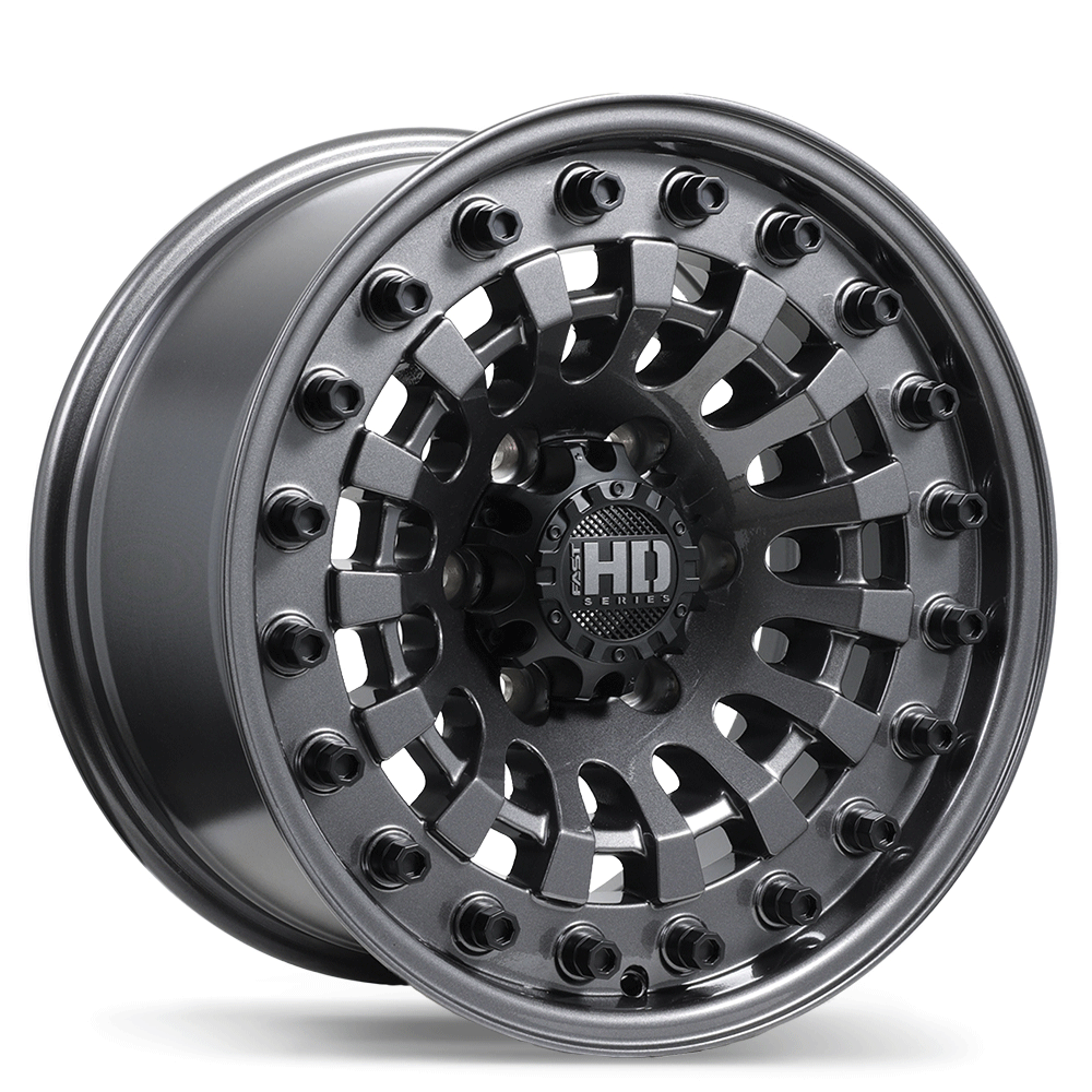 Fast HD Shred Gloss Gunmetal 17 x 9" 6X135 0 offset F264-1790-36MN+00C871