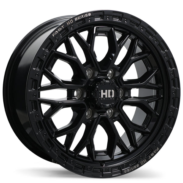 Fast HD Muramasa Gloss Black with Grey Milling