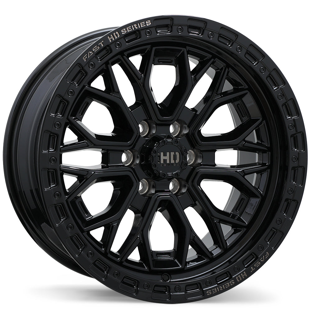 FAST HD WHEELS F276-1780-83BH+45F951 Fast HD F276-1780-83BH+45F951 Muramasa Gloss Black with Grey