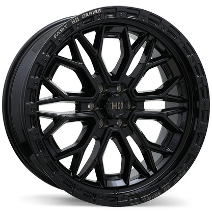 FAST HD WHEELS F276-1780-83BH+45F951 Fast HD F276-1780-83BH+45F951 Muramasa Gloss Black with Grey