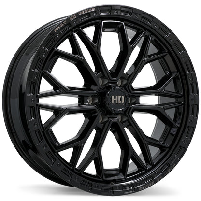 Fast HD Muramasa Gloss Black with Grey Milling