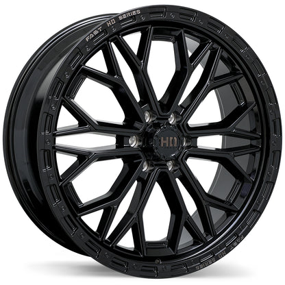 FAST HD WHEELS F276-1780-83BH+45F951 Fast HD F276-1780-83BH+45F951 Muramasa Gloss Black with Grey