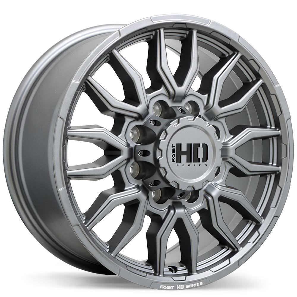Fast HD Grit Satin Gunmetal with Milling