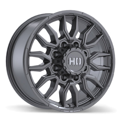 Fast HD Grit Satin Gunmetal with Milling