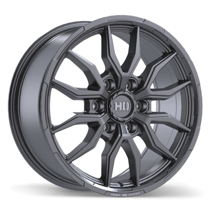Fast HD Grit Satin Gunmetal with Milling