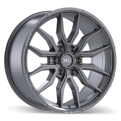 Fast HD Grit Satin Gunmetal with Milling