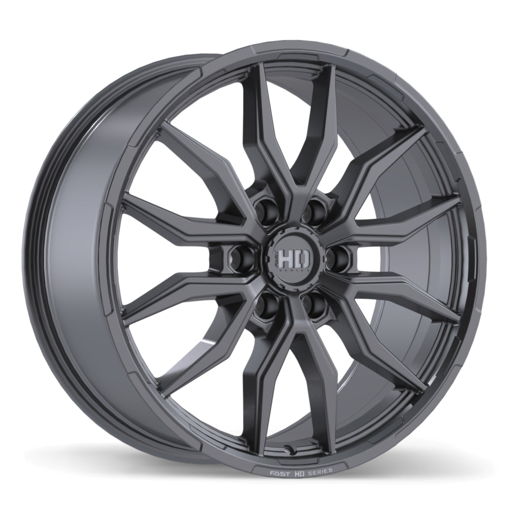 Fast HD Grit Satin Gunmetal with Milling