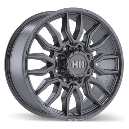 Fast HD Grit Satin Gunmetal with Milling