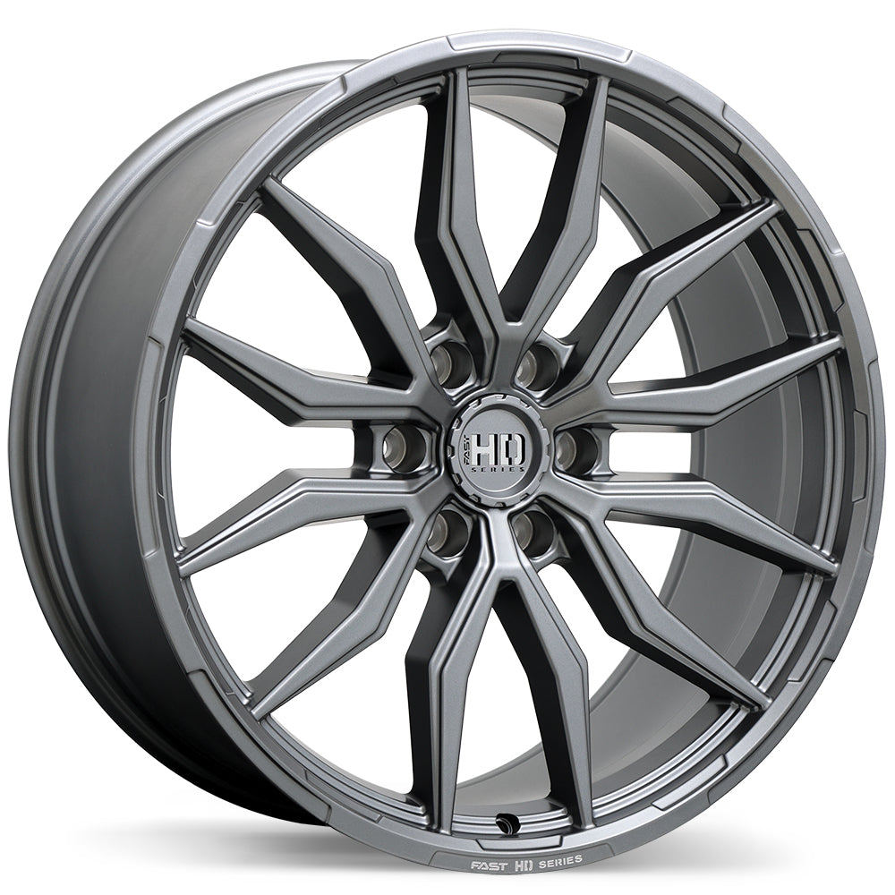 Fast HD Grit Satin Gunmetal with Milling