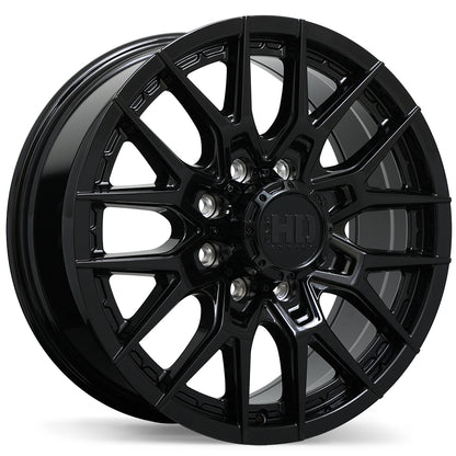 Fast HD Noctura Gloss Black 20 x 8.5" 8X165.1 54 offset F284-2085-82BN+54C211