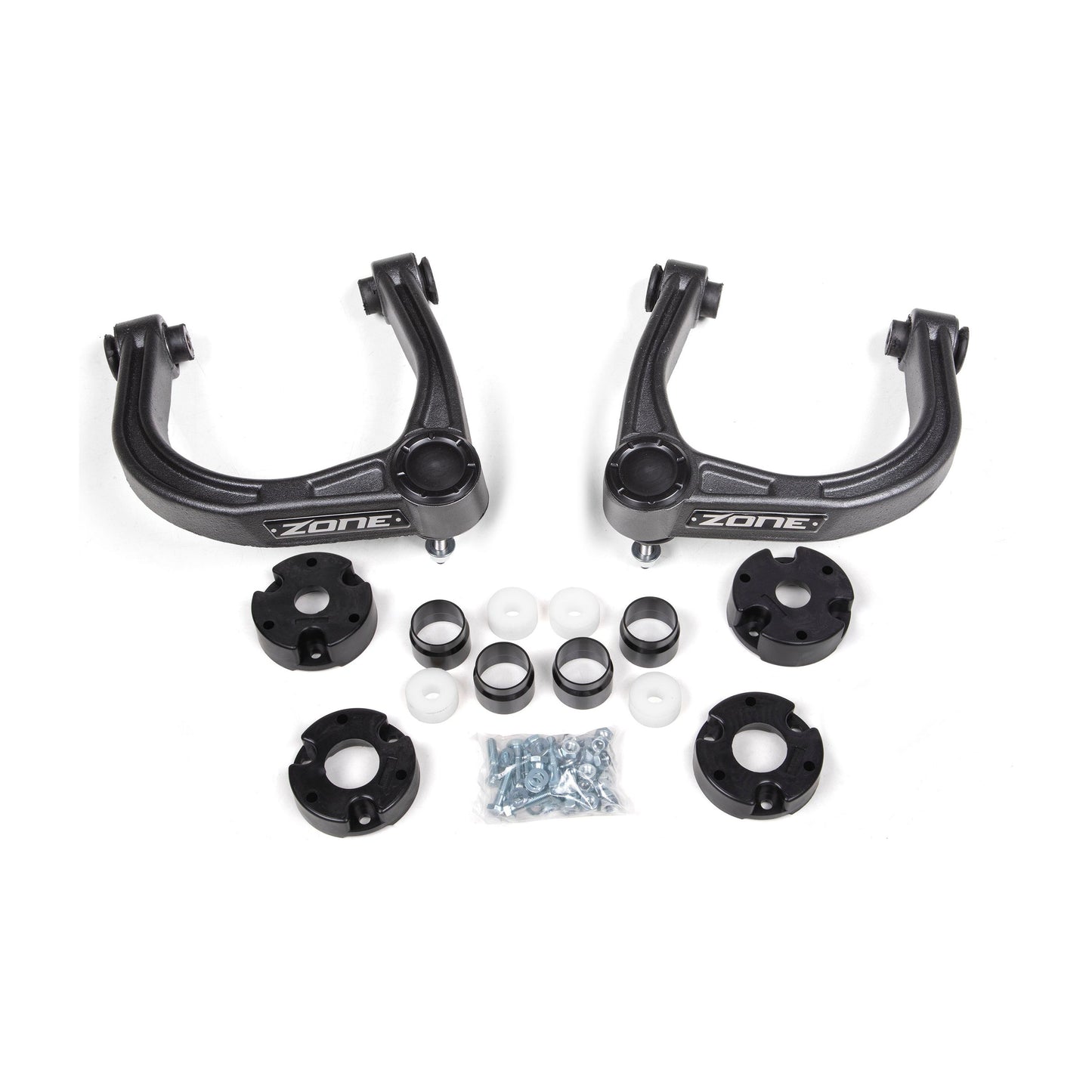 ZONE OFFROAD | 21-23 Ford Bronco 2 Door 4 Inch Adventure Series Lift Kit Base Shock Package Models Only No Shocks Zone Offroad | ZONF94 components
