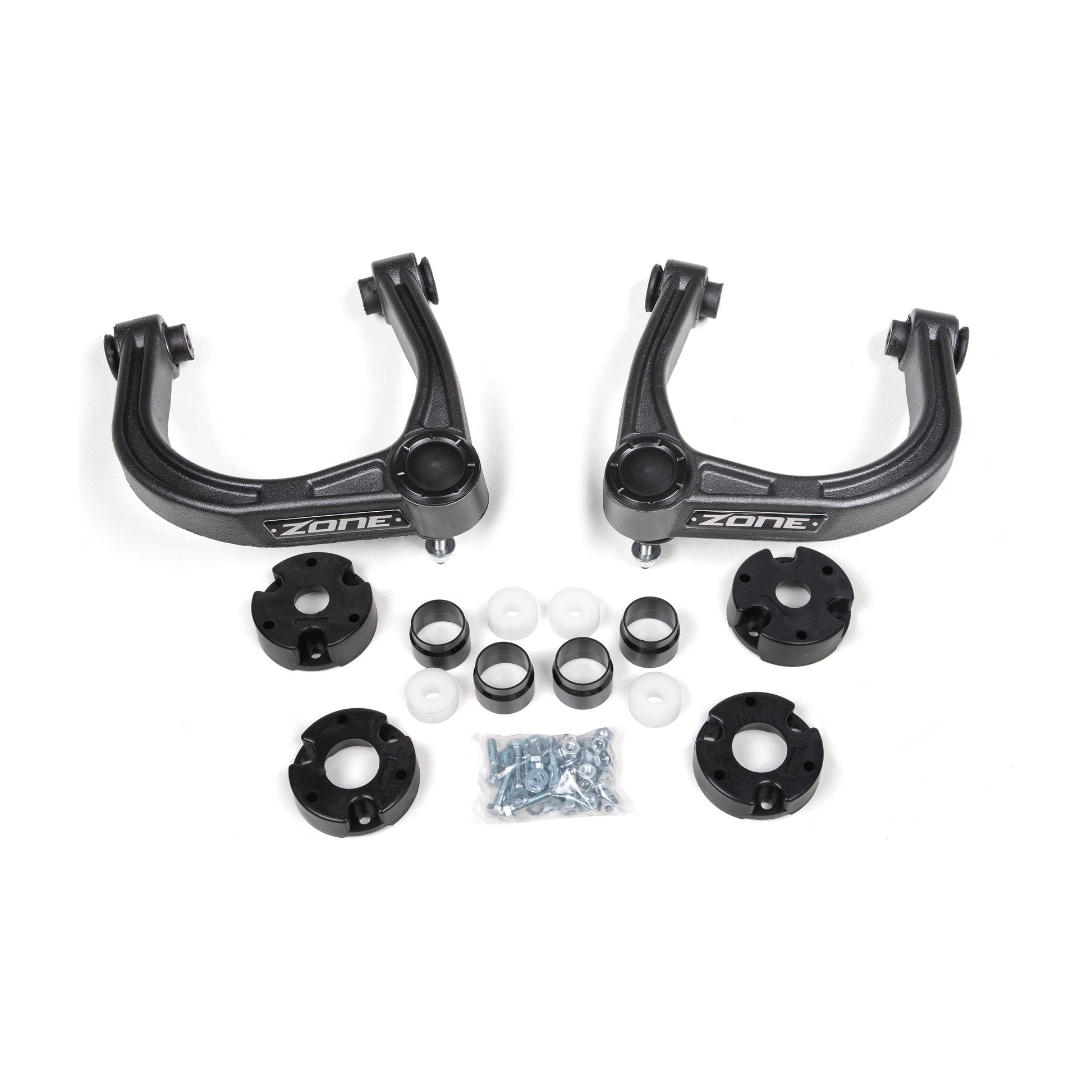 ZONE OFFROAD | 21-23 Ford Bronco 2 Door 4 Inch Adventure Series Lift Kit Base Shock Package Models Only No Shocks Zone Offroad | ZONF94 components
