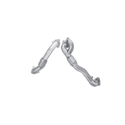 MBRP | Turbo Up Pipe Kit For 08-10 Ford F250/350/450 6.4L Powerstroke Aluminized Steel Carb EO D-763-3 For 08-10 Ford F250/350/450 6.4L Powerstroke  | FAL2761