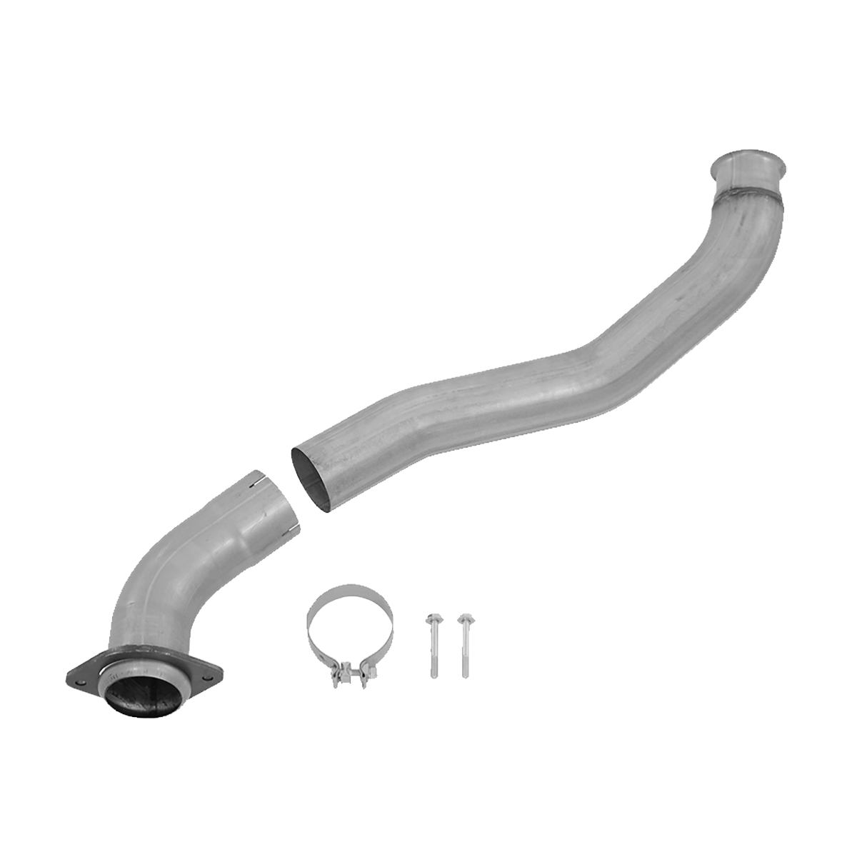MBRP | Turbo Down Pipe Aluminized Steel For 08-10 Ford F250/350/450 6.4L Powerstroke  | FAL455