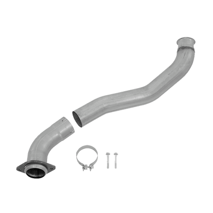 MBRP | Turbo Down Pipe Aluminized Steel For 08-10 Ford F250/350/450 6.4L Powerstroke  | FAL455