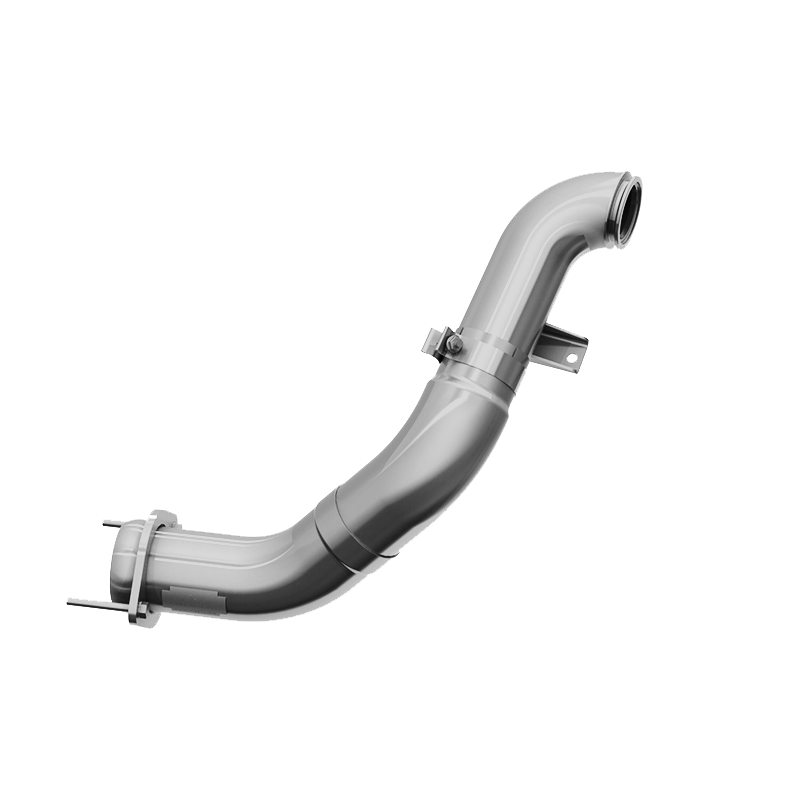 MBRP | 4 Inch Turbo Down Pipe Aluminized Steel For 11-15 Ford 6.7L Powerstroke  | FAL459
