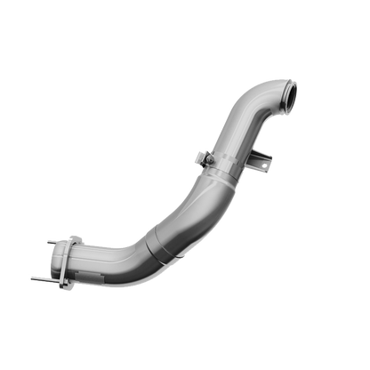MBRP | 4 Inch Turbo Down Pipe Aluminized Steel For 11-15 Ford 6.7L Powerstroke  | FAL459
