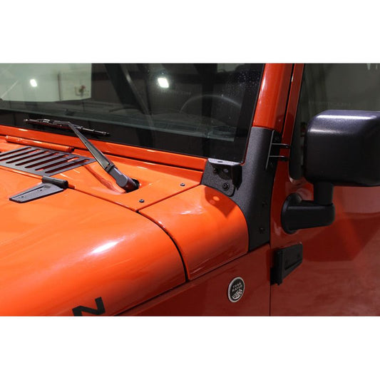 Fishbone Offroad | Jeep JK Windshield Light Bracket 07-18 Wrangler JK Fishbone Offroad | FB21016