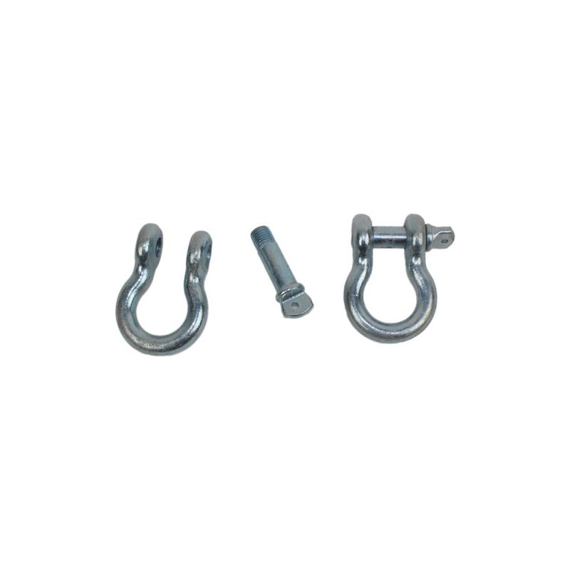 Fishbone Offroad | D Ring 3/4 Inch Zinc 2 Piece Set Fishbone Offroad | FB21038