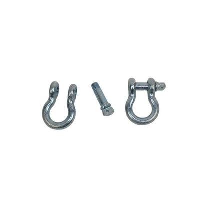 Fishbone Offroad | D Ring 3/4 Inch Zinc 2 Piece Set Fishbone Offroad | FB21038