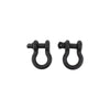 Fishbone Offroad | D Ring 3/4 Inch Gloss Black 2 Piece Set Fishbone Offroad | FB21040