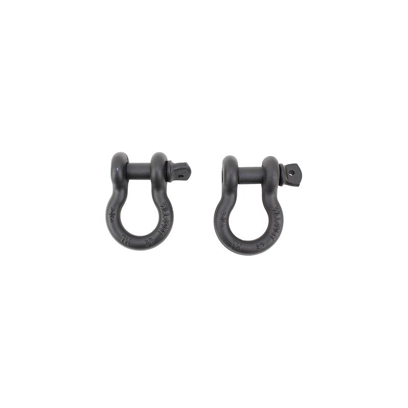 Fishbone Offroad | D Ring 3/4 Inch Gloss Black 2 Piece Set Fishbone Offroad | FB21040