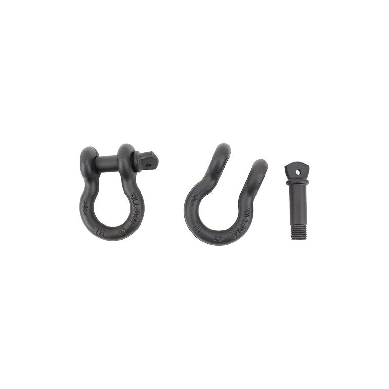 Fishbone Offroad | D Ring 3/4 Inch Gloss Black 2 Piece Set Fishbone Offroad | FB21040