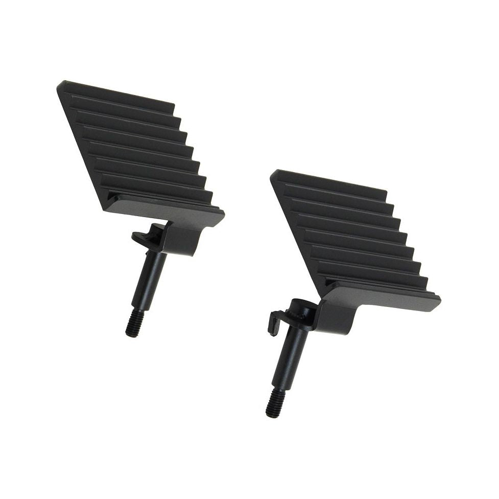 Fishbone Offroad | Jeep JK Foot Peg 07-18 Wrangler JK Set Black Fishbone Offroad | FB21041