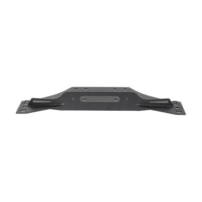 Fishbone Offroad | Jeep TJ Winch Plate Steel 97-06 Wrangler TJ Black Textured Powdercoat Piranha Series Fishbone Offroad | FB21053
