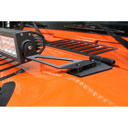 Fishbone Offroad | Jeep JK Hood Light Mount Brackets 07-18 Wrangler JK Fishbone Offroad | FB21067