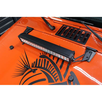 Fishbone Offroad | Jeep JK Hood Light Mount Brackets 07-18 Wrangler JK Fishbone Offroad | FB21067