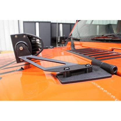 Fishbone Offroad | Jeep JK Hood Light Mount Brackets 07-18 Wrangler JK Fishbone Offroad | FB21067