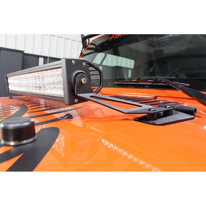 Fishbone Offroad | Jeep JK Hood Light Mount Brackets 07-18 Wrangler JK Fishbone Offroad | FB21067