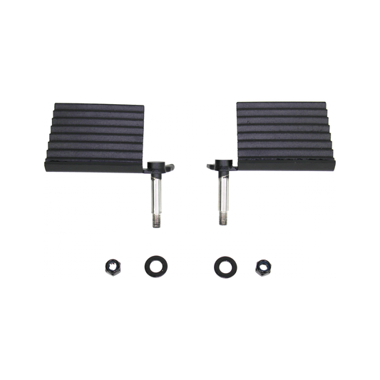 Fishbone Offroad | Jeep Foot Peg Set 76-06 CJ YJ TJ Wrangler Gloss Black Fishbone Offroad | FB21079